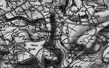 Old map of Brynhoffnant in 1898