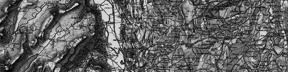 Old map of Tuhwnt i' Ffawnog in 1899