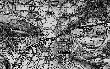Old map of Brynnau Gwynion in 1897