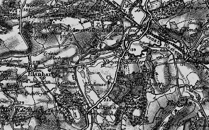 Old map of Brynsadler in 1897
