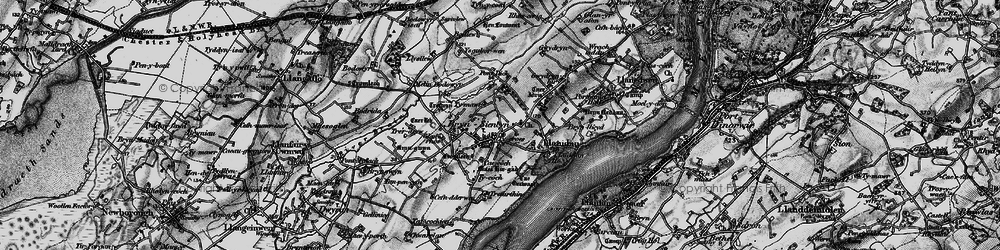 Old map of Ysgubor Wen in 1899