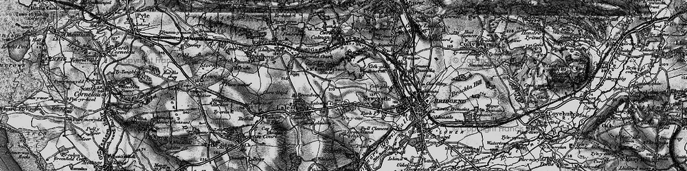 Old map of Bryntirion in 1897