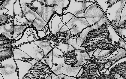 Old map of Bubbenhall Ho in 1898