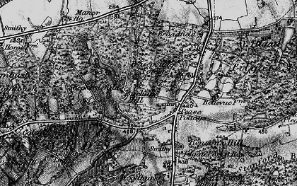Old map of Buchan Hill in 1895