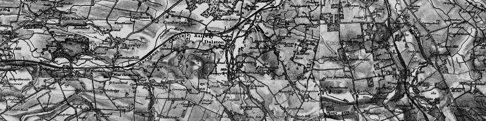 Old map of Buckabank in 1897