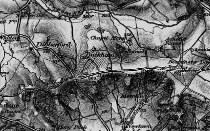 Old map of Buckham Mills in 1898