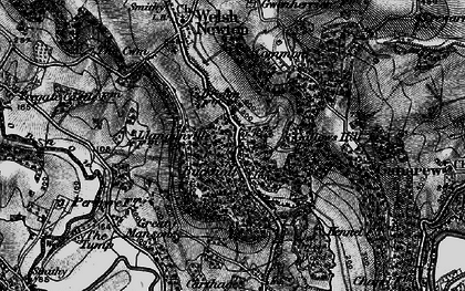 Old map of Buckholt in 1896