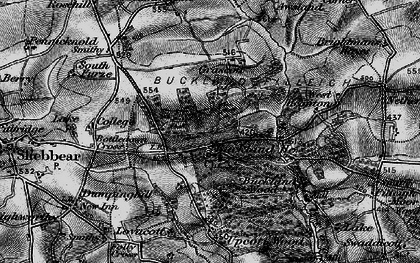 Old map of Brightmans Hayes in 1895