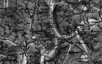 Old map of Buckland St Mary in 1898