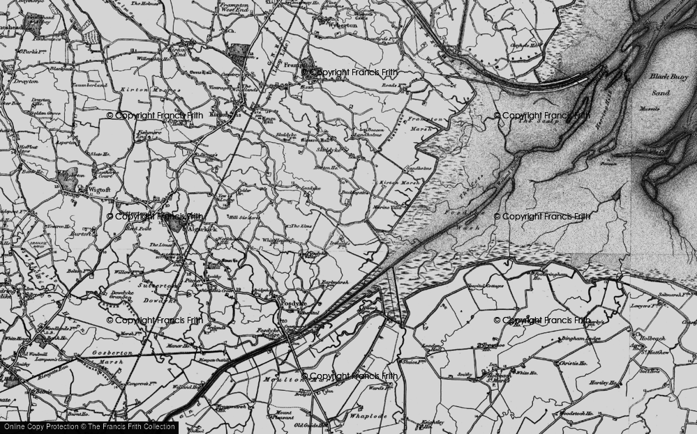 Old Map of Bucklegate, 1898 in 1898