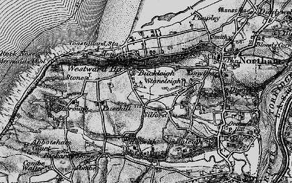 Old map of Buckleigh in 1895