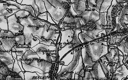 Old map of Botley Hill in 1898