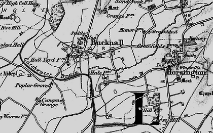 Old map of Birt Hill in 1899