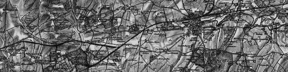 Old map of Buckskin in 1895