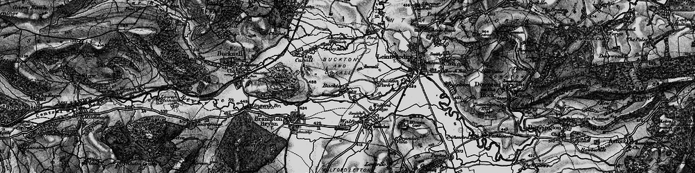 Old map of Buckton Park in 1899