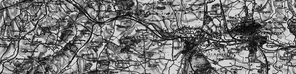 Old map of Budbrooke in 1898