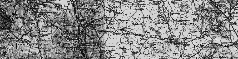Old map of Buerton in 1897