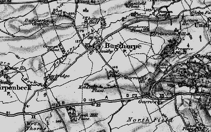 Old map of Barthorpe Grange in 1898