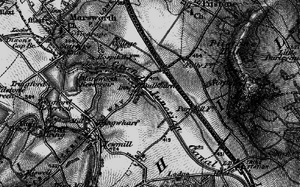 Old map of Bulbourne in 1896