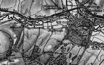 Old map of Bulbridge in 1895