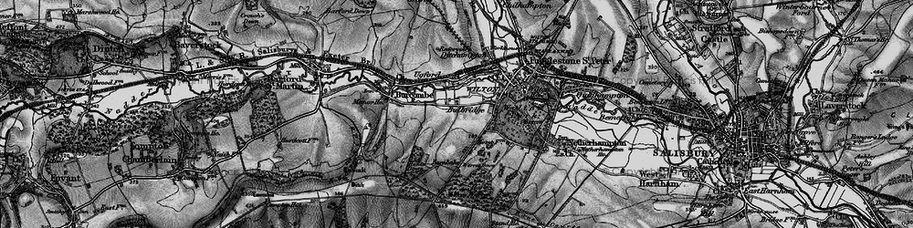 Old map of Bulbridge in 1895