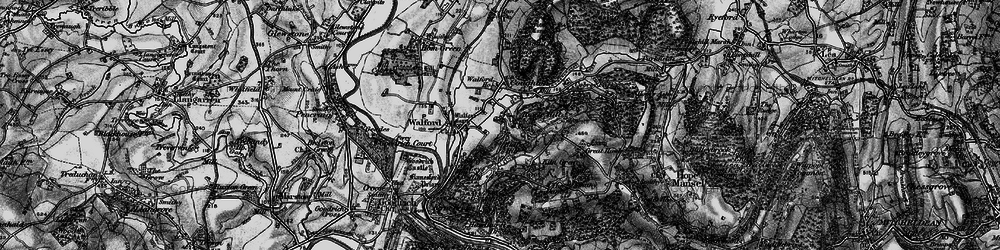 Old map of Bull's Hill in 1896