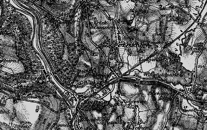 Old map of Bullbridge in 1895