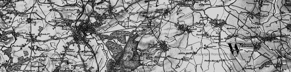 Old map of Bullenhill in 1898
