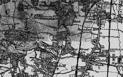 Old map of Bulls Cross in 1896