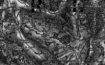 Old map of Bullyhole Bottom in 1897