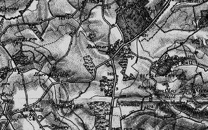 Old map of Bulmer Tye in 1895