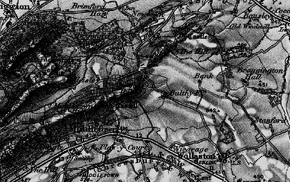 Old map of Brimford Ho in 1899