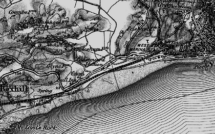 Old map of Bulverhythe in 1895