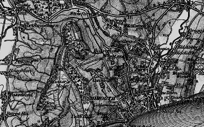 Old map of Bulverton Hill in 1897