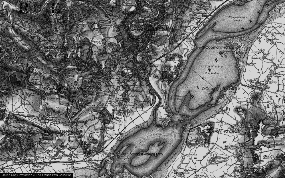 Old Map of Bulwark, 1897 in 1897