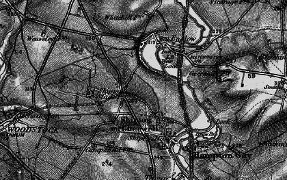 Old map of Bunkers Hill in 1896