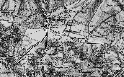 Old map of Bunstead in 1895
