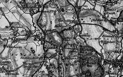 Old map of Acton Grange in 1897