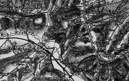 Old map of Burgh Hill in 1895