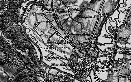 Old map of Burlish Park in 1898