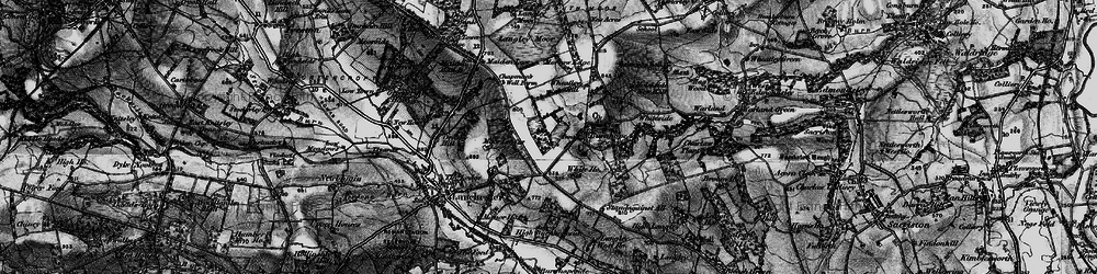 Old map of Burnhope in 1898