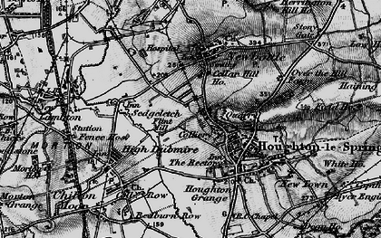 Old map of Burnside in 1898