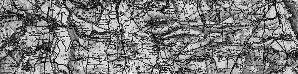 Old map of Burnside in 1898