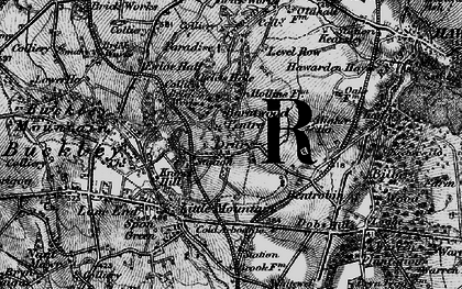 Old map of Burntwood Pentre in 1897