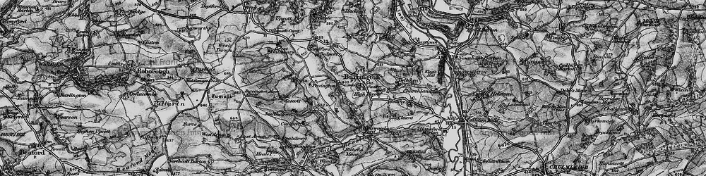 Old map of Barnpool in 1898