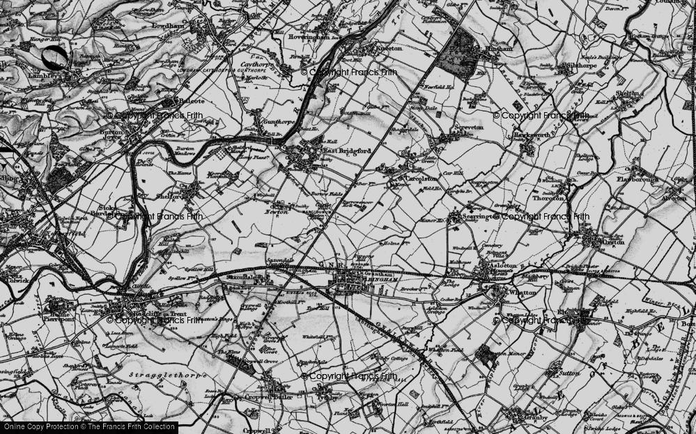 Old Map of Burrowsmoor Holt, 1899 in 1899
