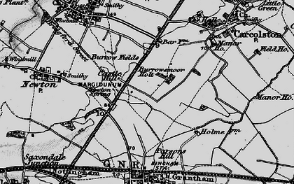 Old map of Burrowsmoor Holt in 1899
