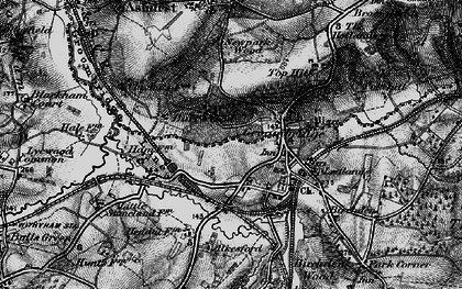 Old map of Burrswood in 1895