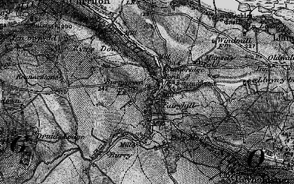 Old map of Burry Green in 1896