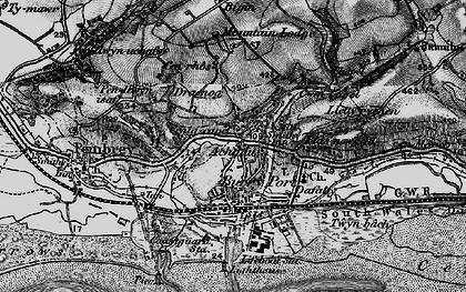Old map of Burry Port in 1896